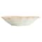 Hello Honey® 11.5" Tan & Blue Oyster Shaped Stoneware Bowl